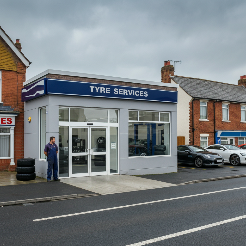 Part worn tyres garage